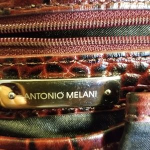 BIG SALE! Antonio Melani burgandy leather bag.